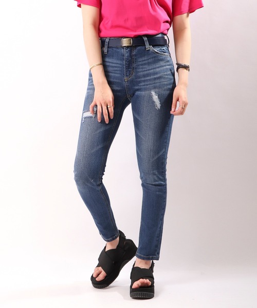 FUNALIVE（ファンアライブ）の「バッファローレザーナローベルト（ベルト・メンズ・ブラック/ブラウン/キャメル/レッド/ネイビー/ブラック系その他/レッド系その他/オリーブ/ブルー/ブラウン系その他2/ブラウン系その他/ライトブラウン・FREE）」の20枚目の写真