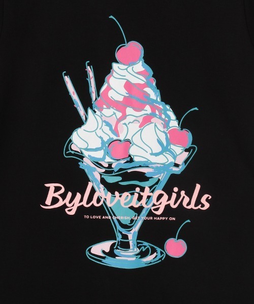 by LOVEiT（バイラビット）の「袖スリットパフェワンピース（ワンピース・キッズ・ブラック/ラベンダー/ホワイト・140cm/130cm/160cm/120cm/150cm）」の7枚目の写真