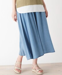 pink adobe | ◆【M-L】デニムフレア マキシスカート(スカート)