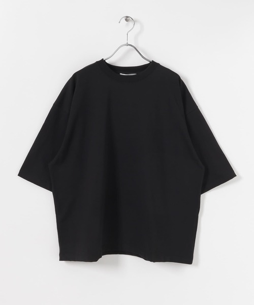 SENSE OF PLACE by URBAN RESEARCH（センスオブプレイスバイアーバンリサーチ）の「ショートレングスエクストラルーズTシャツ（Tシャツ/カットソー・メンズ・ホワイト/ブラック・ONE）」の10枚目の写真