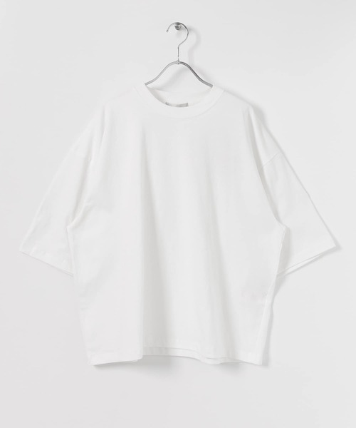 SENSE OF PLACE by URBAN RESEARCH（センスオブプレイスバイアーバンリサーチ）の「ショートレングスエクストラルーズTシャツ（Tシャツ/カットソー・メンズ・ホワイト/ブラック・ONE）」の11枚目の写真