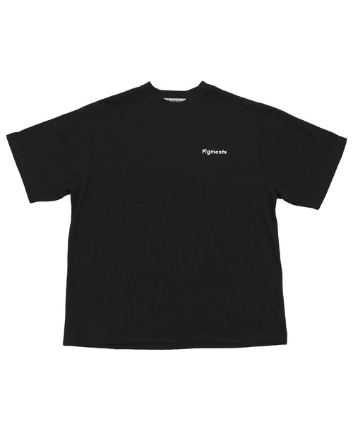 Figments（フィグメンツ）の「ワンポイントロゴTシャツ（Tシャツ/カットソー・レディース・スミクロ/パープル/イエロー/ブルー/グリーン/ホワイト/ブラック・S/M/SMALL/MEDIUM）」の15枚目の写真