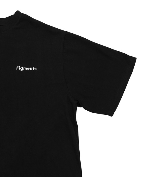 Figments（フィグメンツ）の「ワンポイントロゴTシャツ（Tシャツ/カットソー・レディース・スミクロ/パープル/イエロー/ブルー/グリーン/ホワイト/ブラック・S/M/SMALL/MEDIUM）」の16枚目の写真