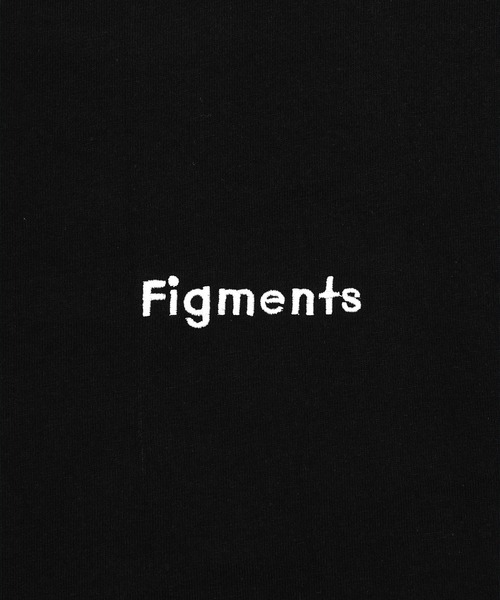 Figments（フィグメンツ）の「ワンポイントロゴTシャツ（Tシャツ/カットソー・レディース・スミクロ/パープル/イエロー/ブルー/グリーン/ホワイト/ブラック・S/M/SMALL/MEDIUM）」の18枚目の写真