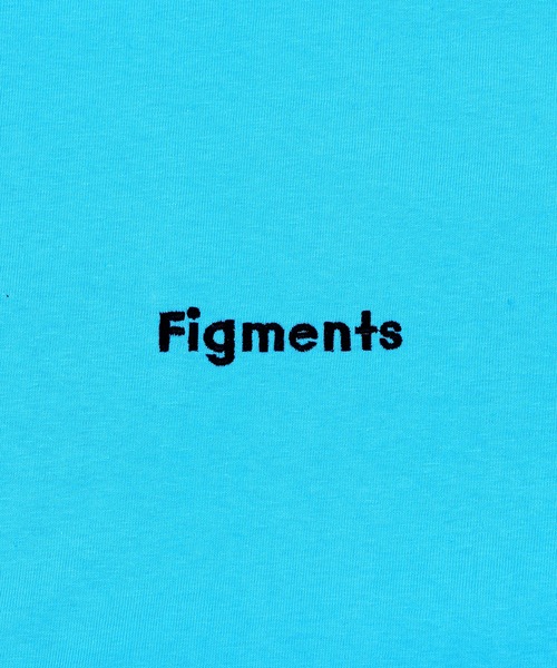 Figments（フィグメンツ）の「ワンポイントロゴTシャツ（Tシャツ/カットソー・レディース・スミクロ/パープル/イエロー/ブルー/グリーン/ホワイト/ブラック・S/M/SMALL/MEDIUM）」の20枚目の写真