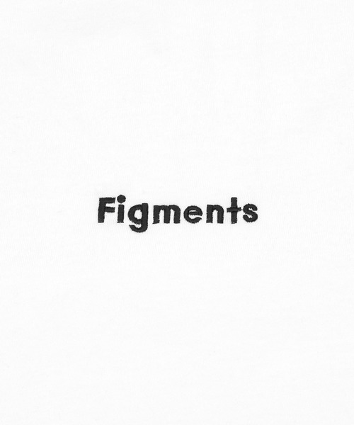 Figments（フィグメンツ）の「ワンポイントロゴTシャツ（Tシャツ/カットソー・レディース・スミクロ/パープル/イエロー/ブルー/グリーン/ホワイト/ブラック・S/M/SMALL/MEDIUM）」の22枚目の写真