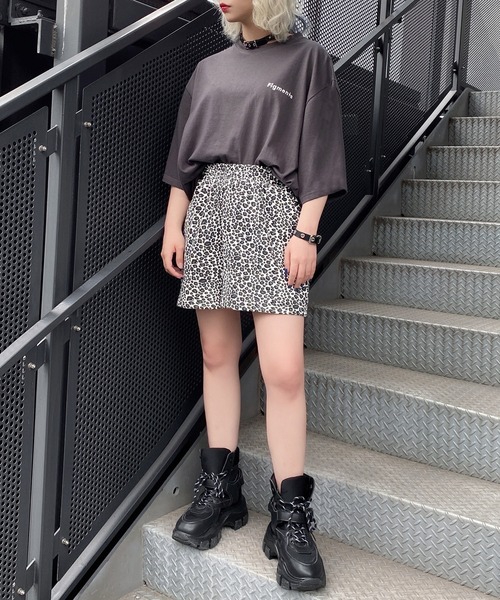 Figments（フィグメンツ）の「ワンポイントロゴTシャツ（Tシャツ/カットソー・レディース・スミクロ/パープル/イエロー/ブルー/グリーン/ホワイト/ブラック・S/M/SMALL/MEDIUM）」の10枚目の写真