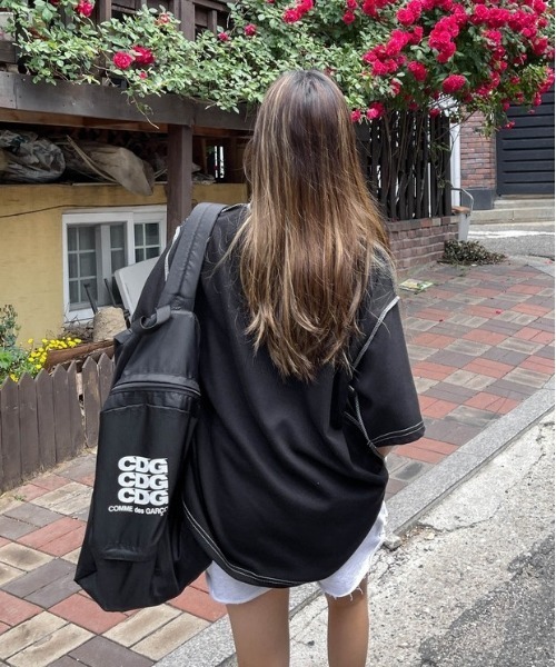 SONA（ソナ）の「3rd Spring×SONYUNARAコラボ 半袖ステッチTシャツ（Tシャツ/カットソー・レディース・ホワイト/チャコールグレー/ブラック・FREE）」の13枚目の写真