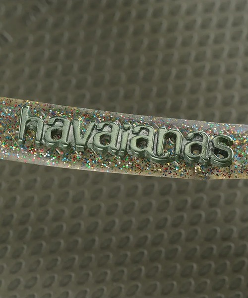 havaianas（ハワイアナス）の「havaianas (ハワイアナス) / Slim Logo Metallic サンダル ラバービーチサンダル（サンダル・レディース・ピンク系その他/ブラック×シルバー/ブラック×ゴールド/ゴールド系その他/ブラック×ピンク/ライトブルー/ピンク系その他2/グリーン/グレー/パープル/ゴールド/ダークブラウン・23/22/25.5/24.5）」の16枚目の写真