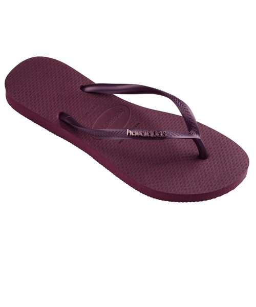 havaianas（ハワイアナス）の「havaianas (ハワイアナス) / Slim Logo Metallic サンダル ラバービーチサンダル（サンダル・レディース・ピンク系その他/ブラック×シルバー/ブラック×ゴールド/ゴールド系その他/ブラック×ピンク/ライトブルー/ピンク系その他2/グリーン/グレー/パープル/ゴールド/ダークブラウン・23/22/25.5/24.5）」の22枚目の写真