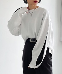 PAGEBOY | Wフェイスタックスリーブプルオーバー(ニット/セーター)