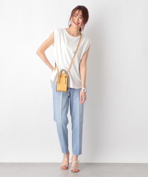 GLOBAL WORK(グローバルワーク)の「USAコットンフレンチスリーブ/950363(Tシャツ/カットソー・レディース・ブラック/その他/キャメル/ホワイト・MEDIUM/LARGE)」の22枚目の写真