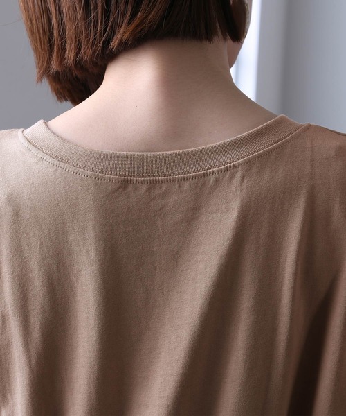 ElegChic(エレグシック)の「バックシャーリングプルオーバー(Tシャツ/カットソー・レディース・ブラウン/ブラック/グレイッシュベージュ・XL/M/4L)」の22枚目の写真