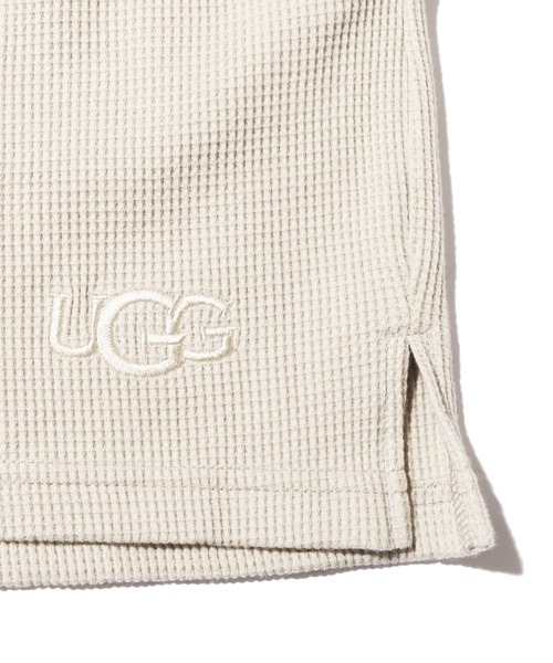 UGG（アグ）の「UGG@mos ROOM WEAR  ワッフルショートパンツ（ルームウェア/パジャマ・メンズ・ミント/ホワイト/ベージュ・M/L）」の13枚目の写真