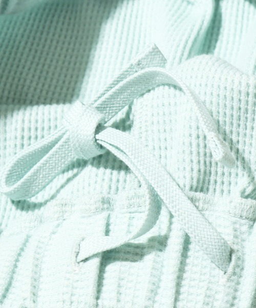 UGG（アグ）の「UGG@mos ROOM WEAR  ワッフルショートパンツ（ルームウェア/パジャマ・メンズ・ミント/ホワイト/ベージュ・M/L）」の8枚目の写真