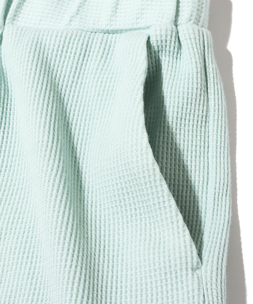 UGG（アグ）の「UGG@mos ROOM WEAR  ワッフルショートパンツ（ルームウェア/パジャマ・メンズ・ミント/ホワイト/ベージュ・M/L）」の9枚目の写真