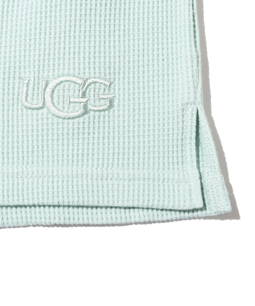 UGG（アグ）の「UGG@mos ROOM WEAR  ワッフルショートパンツ（ルームウェア/パジャマ・メンズ・ミント/ホワイト/ベージュ・M/L）」の10枚目の写真