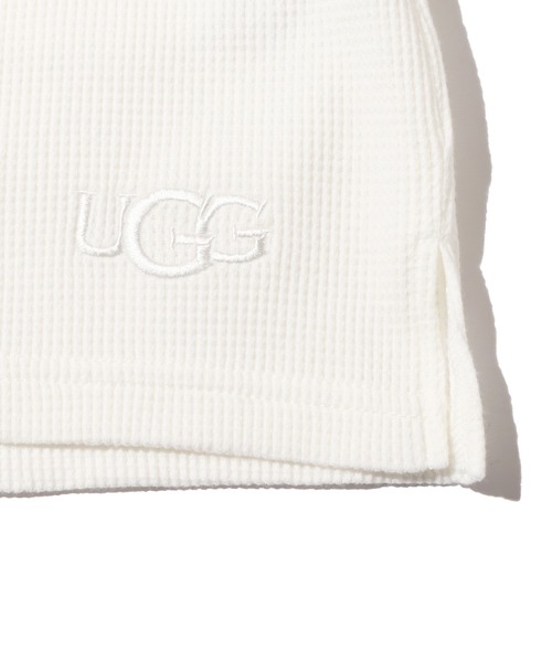 UGG（アグ）の「UGG@mos ROOM WEAR  ワッフルショートパンツ（ルームウェア/パジャマ・メンズ・ミント/ホワイト/ベージュ・M/L）」の16枚目の写真