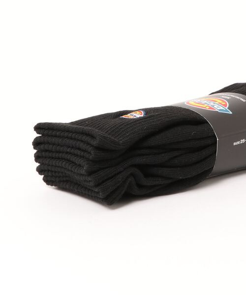 Dickies(ディッキーズ)の「【Dickies / ディッキーズ】3P ワンポイントロゴソックス(ソックス/靴下・メンズ・ホワイト/ブラック・ONESIZE)」の3枚目の写真