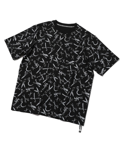 MEN'S BIGI（メンズビギ）の「【DENHAM(デンハム)】別注 シザーズ全面プリントTシャツ（Tシャツ/カットソー・メンズ・ブラック/ホワイト・03/02）」の15枚目の写真