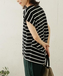 ボーダータックフレンチプルオーバー