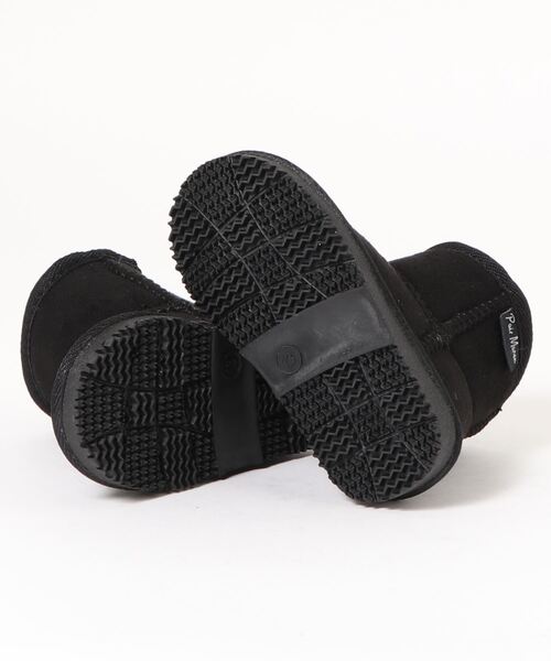 pairmanon（ペアマノン）の「ユニセックスムートンブーツ（ブーツ・キッズ・ブラック/モカ/グレイッシュベージュ・13/15 /16/19/18/21/23/14/17/20/22）」の12枚目の写真