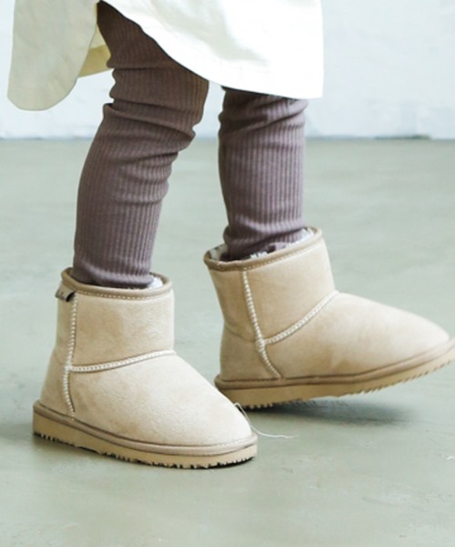 pairmanon（ペアマノン）の「ユニセックスムートンブーツ（ブーツ・キッズ・ブラック/モカ/グレイッシュベージュ・13/15 /16/19/18/21/23/14/17/20/22）」の15枚目の写真