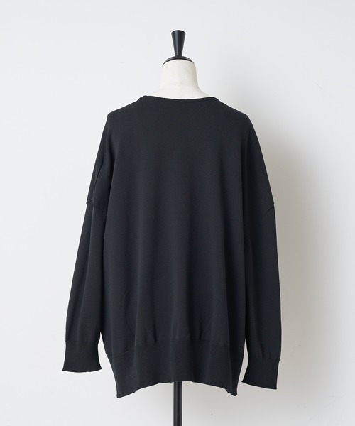 BEARDSLEY（ビアズリー）の「洗えるニット（ニット/セーター・レディース・ブラック/ベージュ・FREE）」の6枚目の写真