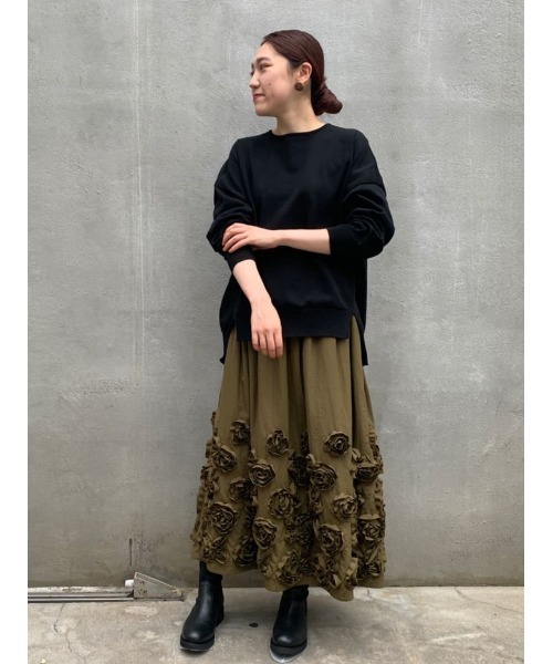 BEARDSLEY（ビアズリー）の「洗えるニット（ニット/セーター・レディース・ブラック/ベージュ・FREE）」の11枚目の写真