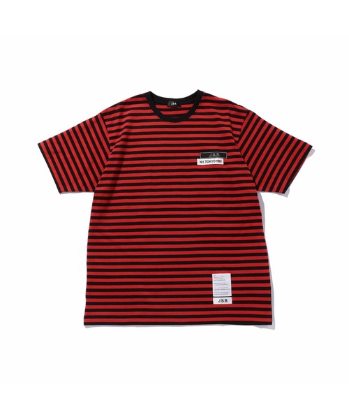 J.S.B.（ジェーエスビー）の「Border Tee（Tシャツ/カットソー・レディース・レッド/ブラック・M/L/XL/S）」の2枚目の写真
