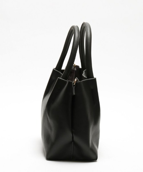 Simplicite（サンプリシテ）の「2wayバイカラーハンドルミニトート（ショルダーバッグ・レディース・ブラック/シルバー・FREE）」の7枚目の写真