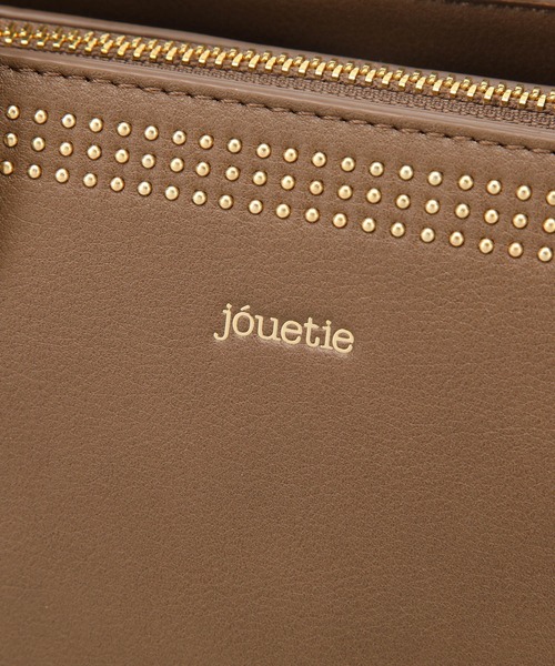 jouetie(ジュエティ)の「【jouetie/ジュエティ】マイクロスタッズ 両アオリポケットスクエアトートバッグ(トートバッグ・レディース・ブラック/アイボリー/ベージュ系その他/ダークグリーン/ゴールド/シルバー・FREE)」の22枚目の写真