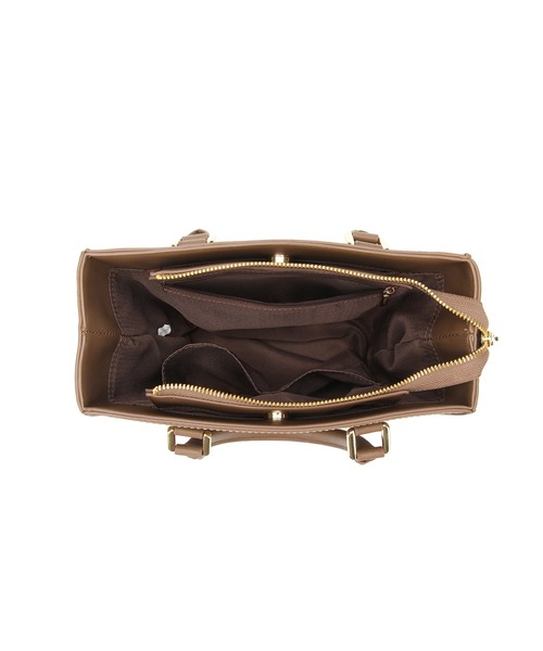 jouetie(ジュエティ)の「【jouetie/ジュエティ】マイクロスタッズ 両アオリポケットスクエアトートバッグ(トートバッグ・レディース・ブラック/アイボリー/ベージュ系その他/ダークグリーン/ゴールド/シルバー・FREE)」の7枚目の写真