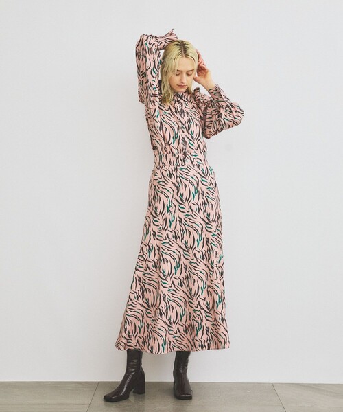 INella（イネラ）の「【INella(イネラ)】ラフペイントセミフレアースカート（スカート・レディース・ピンク/ブラウン・2/1）」の14枚目の写真