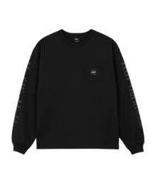 HUF（ハフ）の「BOX LOGO POCKET L/S TEE / HUF ロングスリーブTシャツ（Tシャツ/カットソー）」