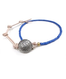 amp japan（アンプジャパン）の「「amp japan/アンプジャパン」2way コーラルビーズ　ブレスレット /アンクレット　w/ラピスラズリ（ブレスレット）」