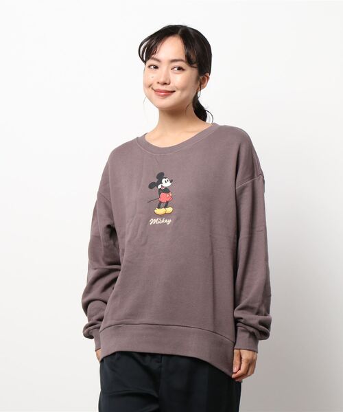 セール Disney リンク ミッキー長袖t Tシャツ カットソー Petit Main Lien プティマインリアン のファッション通販 Zozotown