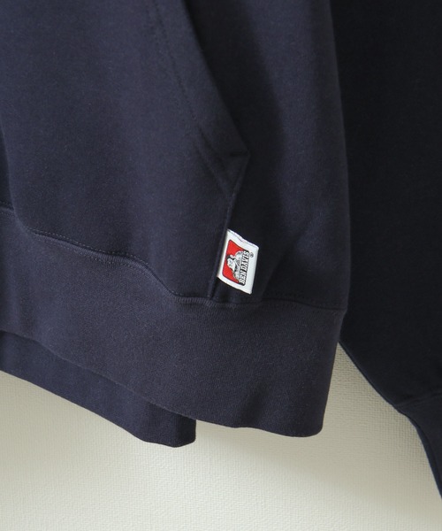 BEN DAVIS（ベンデイビス）の「【別注】【BEN DAVIS】COLLEGE LOGO HOODIE /カレッジロゴパーカー（パーカー・メンズ・ネイビー/オートミール/ワイン/チャコール/グリーン系・MEDIUM/LARGE/X-LARGE）」の12枚目の写真