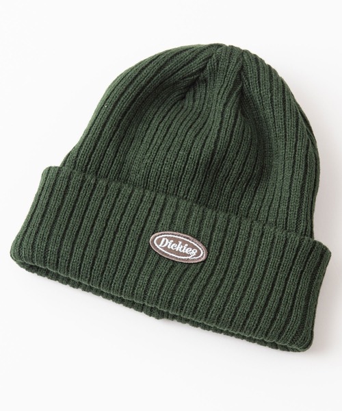 Dickies(ディッキーズ)の「【DICKIES/ディッキーズ】ワッペンニットキャップ ビーニー ワンポイントブランドロゴ(ニットキャップ/ビーニー・メンズ・カーキ/ブラック/ホワイト/ネイビー/グレー/ワイン/ブルー/オレンジ/レッド・FREE)」の5枚目の写真