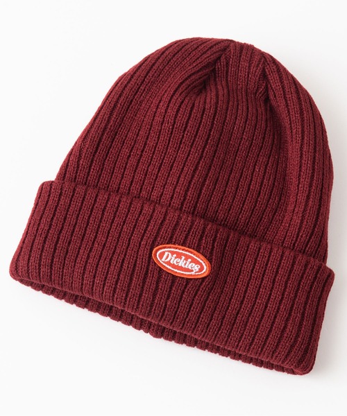 Dickies(ディッキーズ)の「【DICKIES/ディッキーズ】ワッペンニットキャップ ビーニー ワンポイントブランドロゴ(ニットキャップ/ビーニー・メンズ・カーキ/ブラック/ホワイト/ネイビー/グレー/ワイン/ブルー/オレンジ/レッド・FREE)」の8枚目の写真