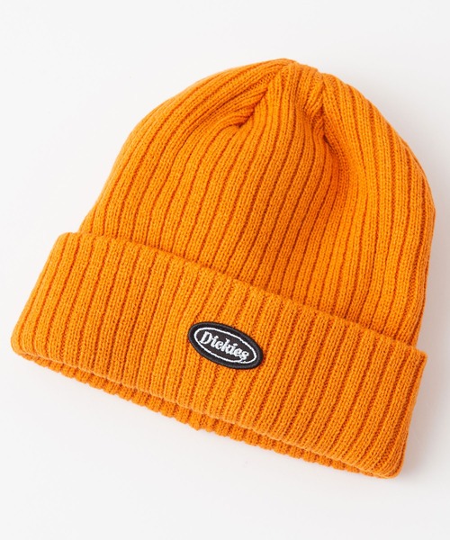 Dickies(ディッキーズ)の「【DICKIES/ディッキーズ】ワッペンニットキャップ ビーニー ワンポイントブランドロゴ(ニットキャップ/ビーニー・メンズ・カーキ/ブラック/ホワイト/ネイビー/グレー/ワイン/ブルー/オレンジ/レッド・FREE)」の9枚目の写真
