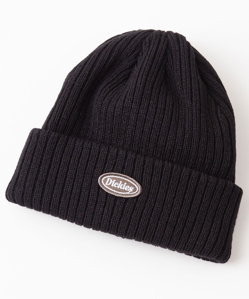 Dickies(ディッキーズ)の「【DICKIES/ディッキーズ】ワッペンニットキャップ ビーニー ワンポイントブランドロゴ(ニットキャップ/ビーニー・メンズ・カーキ/ブラック/ホワイト/ネイビー/グレー/ワイン/ブルー/オレンジ/レッド・FREE)」の3枚目の写真