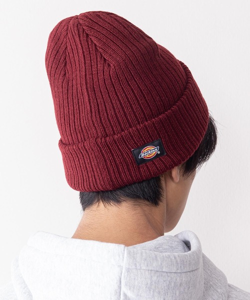 Dickies(ディッキーズ)の「【DICKIES/ディッキーズ】ワッペンニットキャップ ビーニー ワンポイントブランドロゴ(ニットキャップ/ビーニー・メンズ・カーキ/ブラック/ホワイト/ネイビー/グレー/ワイン/ブルー/オレンジ/レッド・FREE)」の13枚目の写真