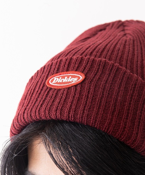 Dickies(ディッキーズ)の「【DICKIES/ディッキーズ】ワッペンニットキャップ ビーニー ワンポイントブランドロゴ(ニットキャップ/ビーニー・メンズ・カーキ/ブラック/ホワイト/ネイビー/グレー/ワイン/ブルー/オレンジ/レッド・FREE)」の11枚目の写真