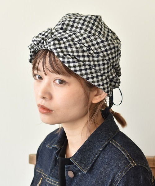 kaorinomori（カオリノモリ）の「カオリノモリ　アイネトーク（ハット・レディース・グレー/ベージュ・FREE）」の2枚目の写真