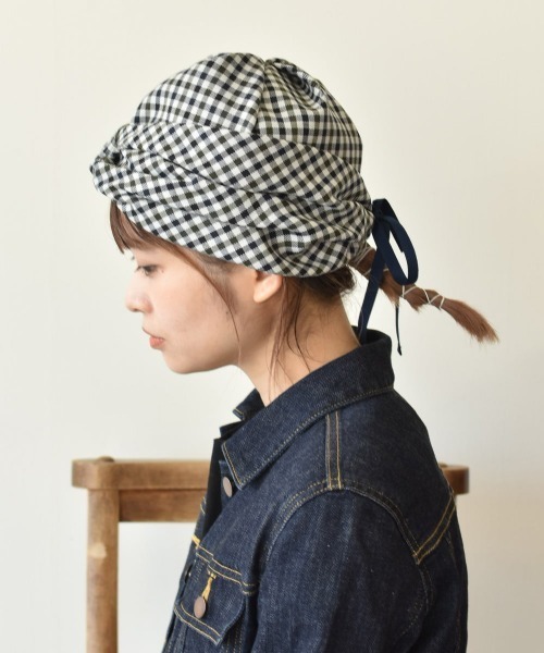 kaorinomori（カオリノモリ）の「カオリノモリ　アイネトーク（ハット・レディース・グレー/ベージュ・FREE）」の7枚目の写真