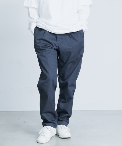 Dickies（ディッキーズ）の「【DICKIES/ディッキーズ】ツイルイージーパンツ　０４１０－７７１１ ビッグシルエット　ジョガーパンツ　　テーパードシルエット　ウエストゴム仕様　タック入り（その他パンツ・メンズ・ベージュ/カーキ/ブラック/チャコールグレー/グリーン/スミクロ/オリーブ/ダークベージュ/グレー・X-LARGE/LARGE/MEDIUM）」の5枚目の写真