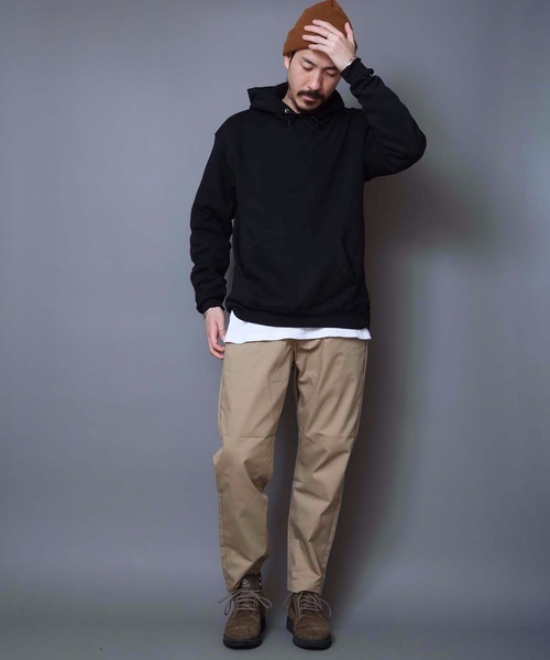 Dickies（ディッキーズ）の「【DICKIES/ディッキーズ】ツイルイージーパンツ　０４１０－７７１１ ビッグシルエット　ジョガーパンツ　　テーパードシルエット　ウエストゴム仕様　タック入り（その他パンツ・メンズ・ベージュ/カーキ/ブラック/チャコールグレー/グリーン/スミクロ/オリーブ/ダークベージュ/グレー・X-LARGE/LARGE/MEDIUM）」の18枚目の写真
