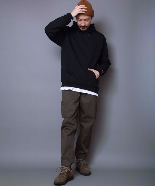 Dickies（ディッキーズ）の「【DICKIES/ディッキーズ】ツイルイージーパンツ　０４１０－７７１１ ビッグシルエット　ジョガーパンツ　　テーパードシルエット　ウエストゴム仕様　タック入り（その他パンツ・メンズ・ベージュ/カーキ/ブラック/チャコールグレー/グリーン/スミクロ/オリーブ/ダークベージュ/グレー・X-LARGE/LARGE/MEDIUM）」の22枚目の写真