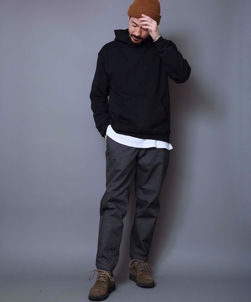 Dickies（ディッキーズ）の「【DICKIES/ディッキーズ】ツイルイージーパンツ　０４１０－７７１１ ビッグシルエット　ジョガーパンツ　　テーパードシルエット　ウエストゴム仕様　タック入り（その他パンツ・メンズ・ベージュ/カーキ/ブラック/チャコールグレー/グリーン/スミクロ/オリーブ/ダークベージュ/グレー・X-LARGE/LARGE/MEDIUM）」の14枚目の写真